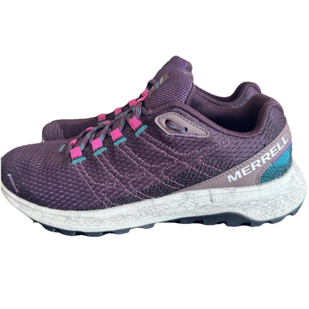 Merrell Fly Strike Light Trail Run Hike Shoe Burgundy Women's Sz 8 - J067064 - Picture 3 of 10